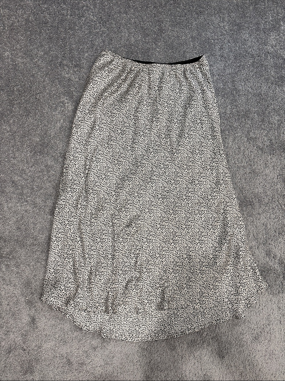 Womens Printed Midi Skirt
